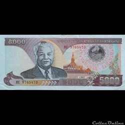 LAOS - P 34 A - 5000 KIP - 1997