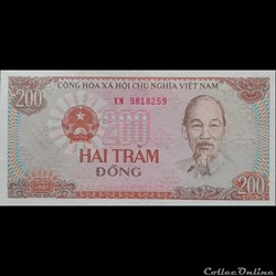 VIÊT NAM - P 100 - 200 DÔNG - 1987
