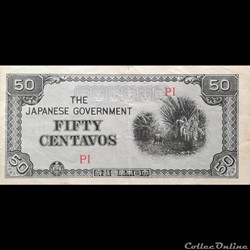 PHILIPPINES - P 105 A - 50 CENTAVOS - 1942