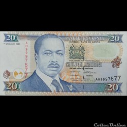 KENYA - P 35 A1 - 20 SHILLINGS - 1996