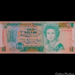 BELIZE - P 051 - 1 DOLLAR - 1990