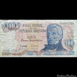 ARGENTINE - P 315 A - 100 PESOS - 1983-85