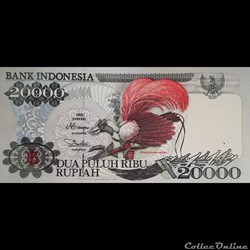 INDONESIE - P 135 A - 20 000 RUPIAH - 1995