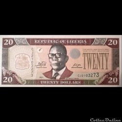 LIBERIA - P 28 F2 - 20 DOLLARS - 2011