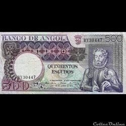 ANGOLA - P 107 - 500 ESCUDOS - 1973