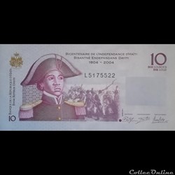 HAITI - P 272 E - 10 GOURDES - 2012