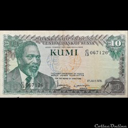 KENYA - P 16 - 10 SHILLINGS - 1978