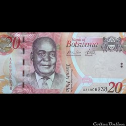 BOTSWANA - P 31 A - 20 PULA - 2009