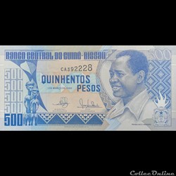 GUINEE-BISSAU - P 12 - 500 PESOS - 1990