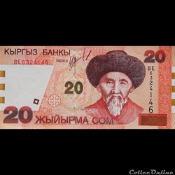 KIRGHIZISTAN - P 19 - 20 SOM - 2002