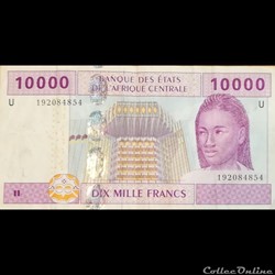 CAMEROUN - P 210 U - 10.000 FRANCS - 2002