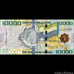 SIERRA LEONE - P 33 - 10000 LEONES - 2010