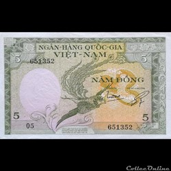 VIÊT NAM DU SUD - P 02 - 5 DÔNG - 1955
