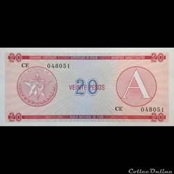 CUBA - P FX 05 - 20 PESOS - 1985