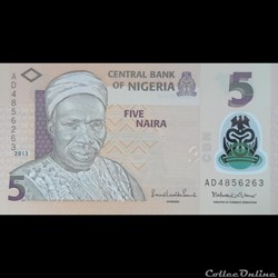 NIGERIA - P 38 C - 5 NAIRA - 2013