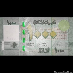 LIBAN - P 90 A- 1.000 LIVRES - 2011