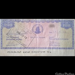 ZIMBABWE - P 17 - 10000 DOLLARS - 2003