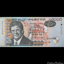 MAURICE (ILE) - P 59 D - 1000 RUPEES - 2007