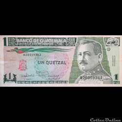 GUATEMALA - P 073 C - 1 QUETZAL - 1992