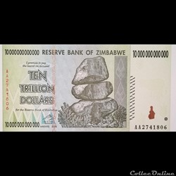 ZIMBABWE - P 88 - 10.000.000.000.000 DOLLARS - 2008