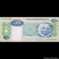 ANGOLA - P 146 B - 50 KWANZAS - 2010