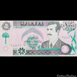 IRAK - P 76 - 100 DINARS - 1991