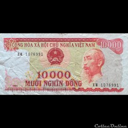VIÊT NAM - P 115 - 10.000 DÔNG - 1993