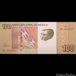 ANGOLA - P 153 B - 100 KWANZAS - 2012