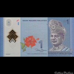 MALAISIE - P 51 B - 1 RINGGIT - 2011