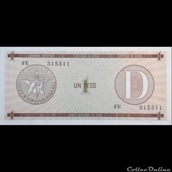CUBA - P FX 32 - 1 PESO - ND