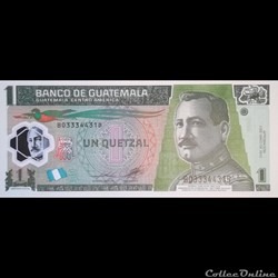 GUATEMALA - P 115 C - 1 QUETZAL - 2012