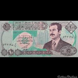 IRAK - P 81 - 10 DINARS - 1992