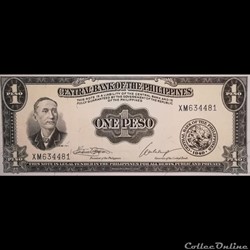 PHILIPPINES - P 133 H - 1 PESO - 1949
