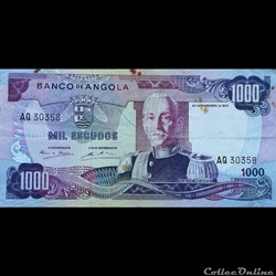ANGOLA - P 103 - 1000 ESCUDOS - 1972