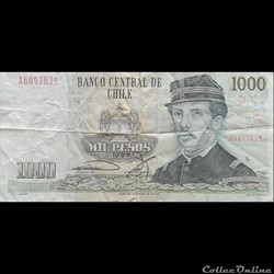 CHILI - P 154 C (5) - 1000 PESOS - 1988