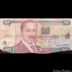KENYA - P 36 C - 50 SHILLINGS - 1998