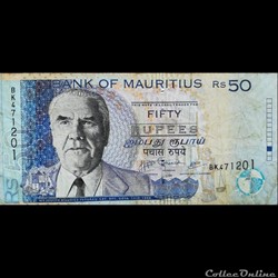 MAURICE (ILE) - P 50 E - 50 RUPEES - 2009