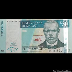 MALAWI - P 53 C - 50 KWACHA - 2007