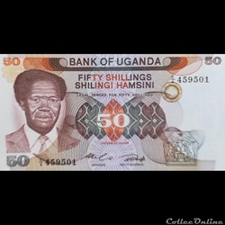 OUGANDA - P 20 - 50 SHILLINGS - 1985