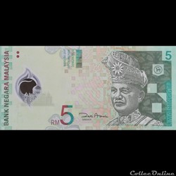 MALAISIE - P 47 - 5 RINGGIT - 2004