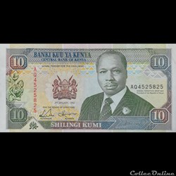 KENYA - P 24 D - 10 SHILLINGS - 1992