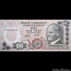TURQUIE - P 189 C - 100 LIRA - 1972
