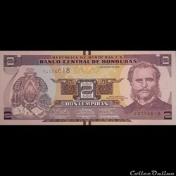HONDURAS - P 097 A - 2 LEMPIRAS - 2012
