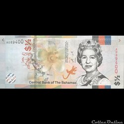 BAHAMAS - P NEW - 50 CENTS - 2019