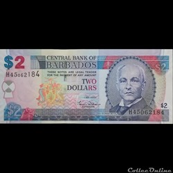 BARBADE - P 066 A - 2 DOLLARS - 2007