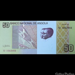 ANGOLA - P 152 - 50 KWANZAS - 2012