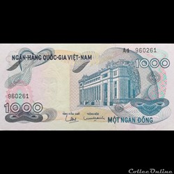 VIÊT NAM DU SUD - P 29 - 1.000 DÔNG - 1971