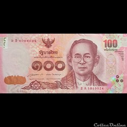 THAÏLANDE - P 120 A- 100 BATH - 2010