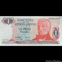 ARGENTINE - P 311 A (2/2) - 1 PESO - 1984