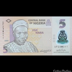 NIGERIA - P 38 A1 - 5 NAIRA - 2009